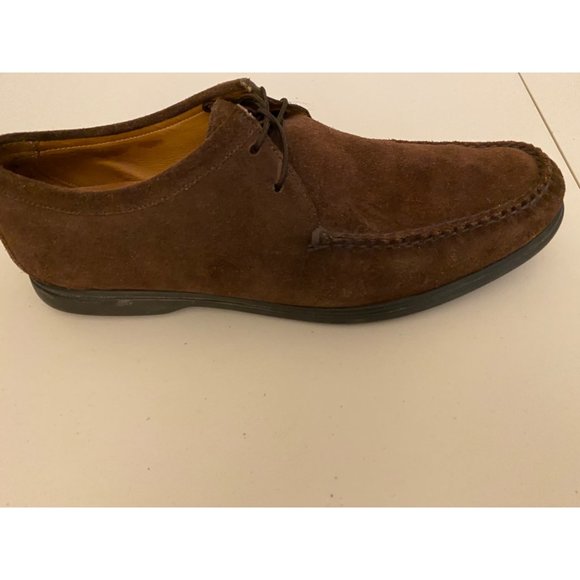 Peter Millar Crowders Suede Lace Up Shoes 12M Casual Non-Slip Comfort Slip-On - Picture 5 of 14